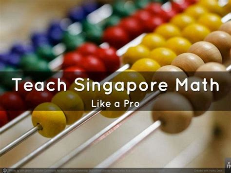 how is math taught in singapore